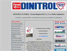 Tablet Screenshot of dinitrolautohaz.hu